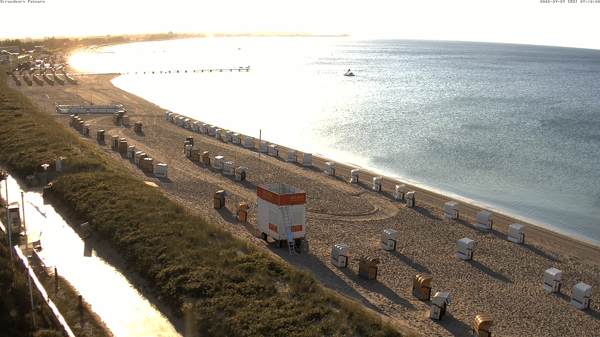 Archiv Foto Webcam Fehmarn: Burgtiefe Strand