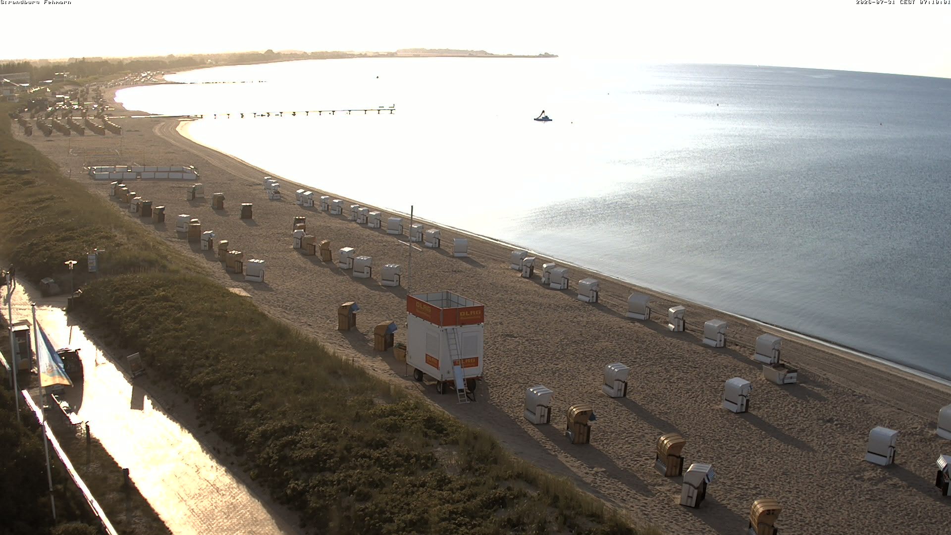 Archiv Foto Webcam Fehmarn: Burgtiefe Strand