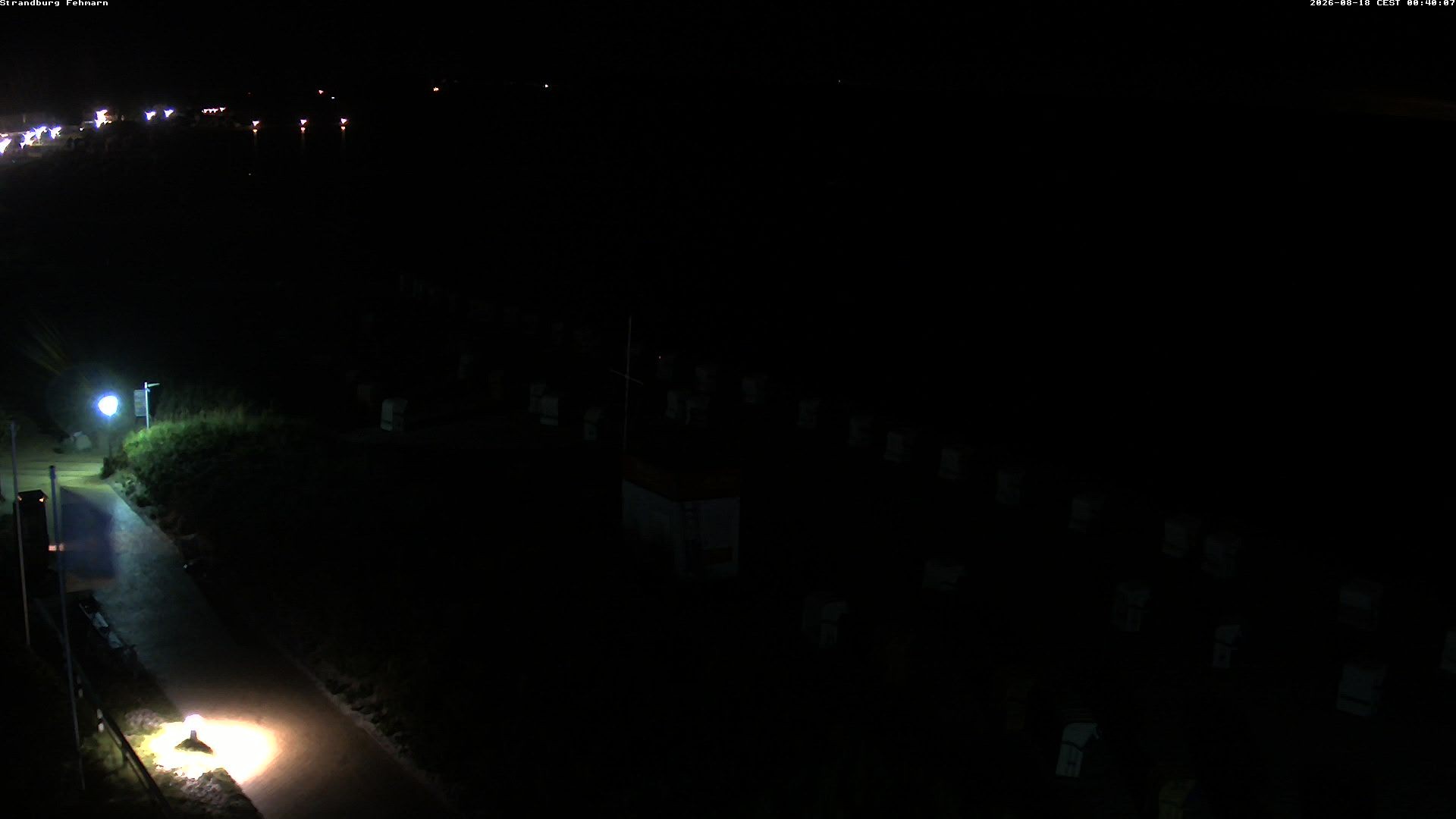 Archived image Webcam Fehmarn: Beach Burgtiefe