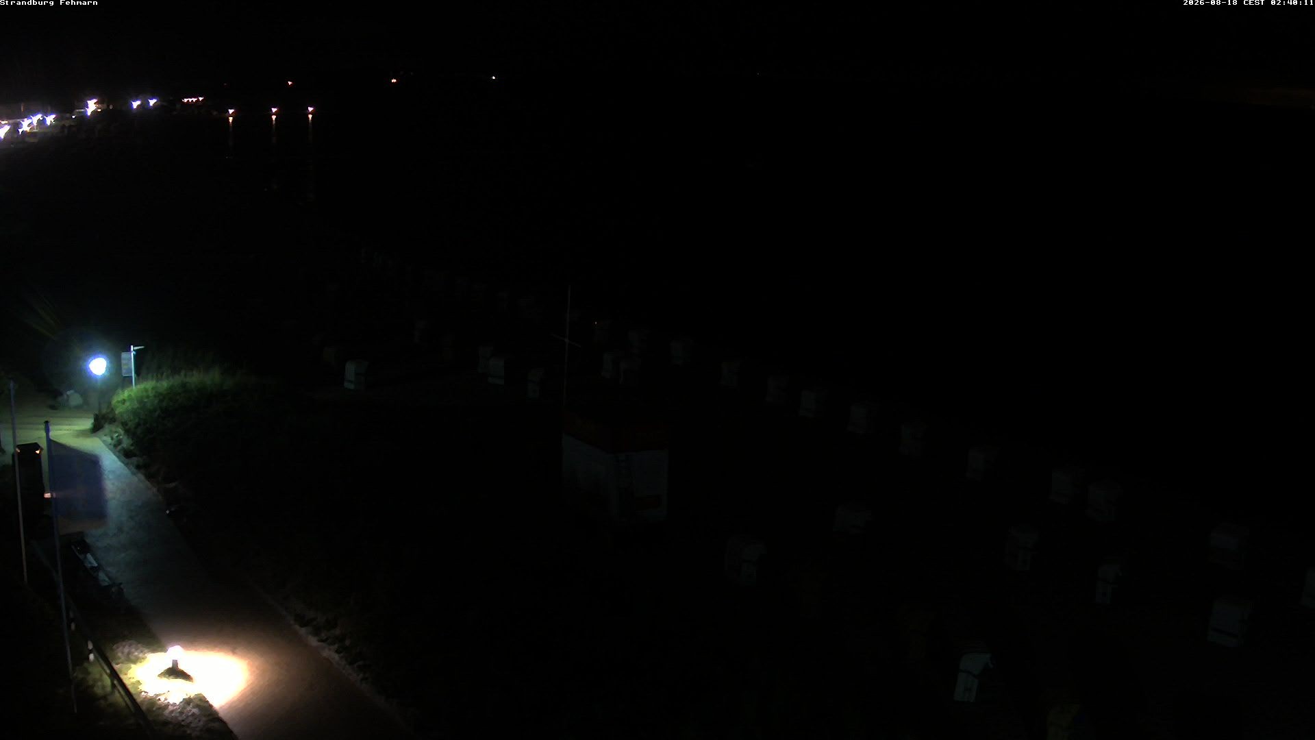 Archived image Webcam Fehmarn: Beach Burgtiefe