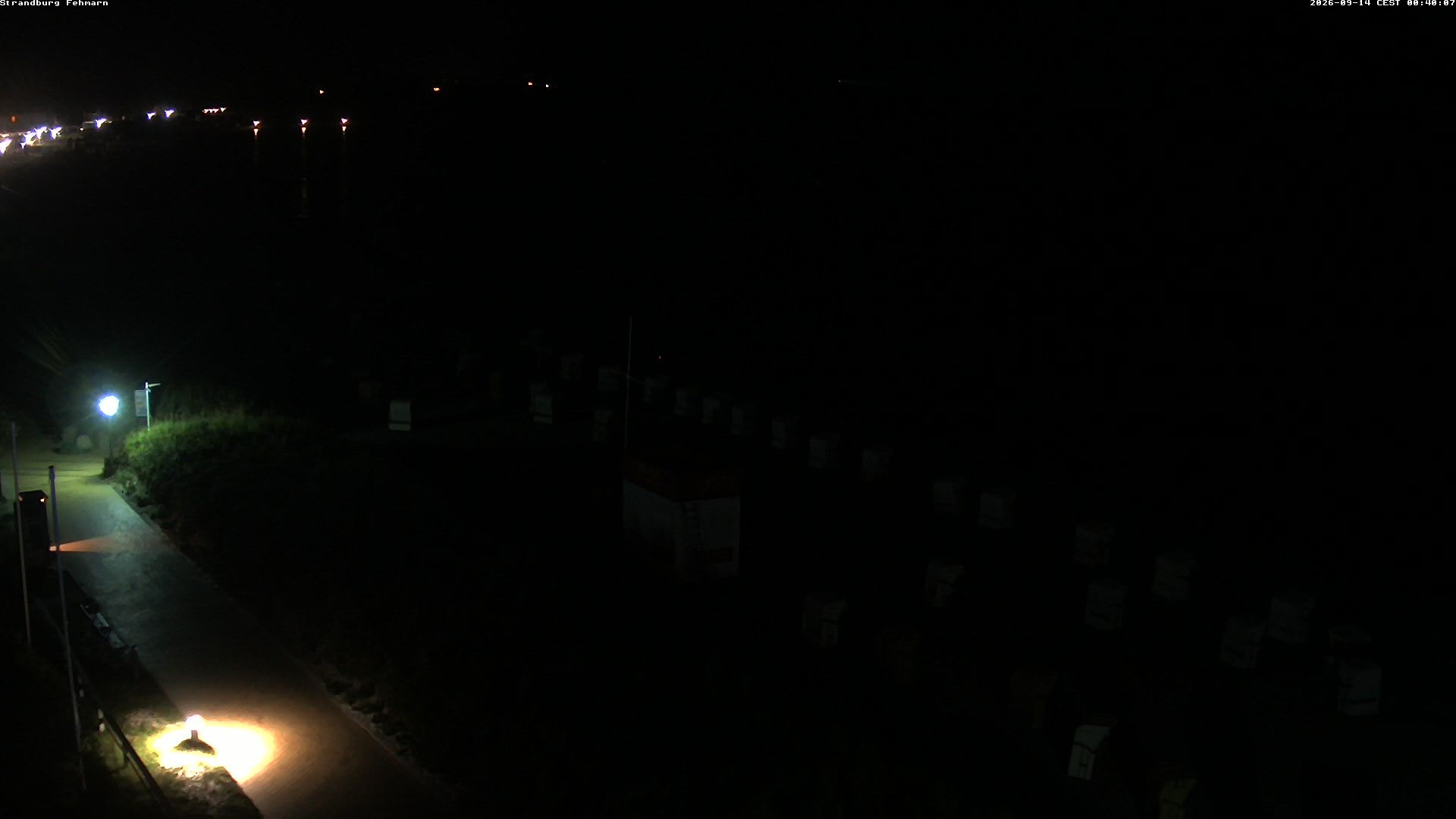 Archived image Webcam Fehmarn: Beach Burgtiefe