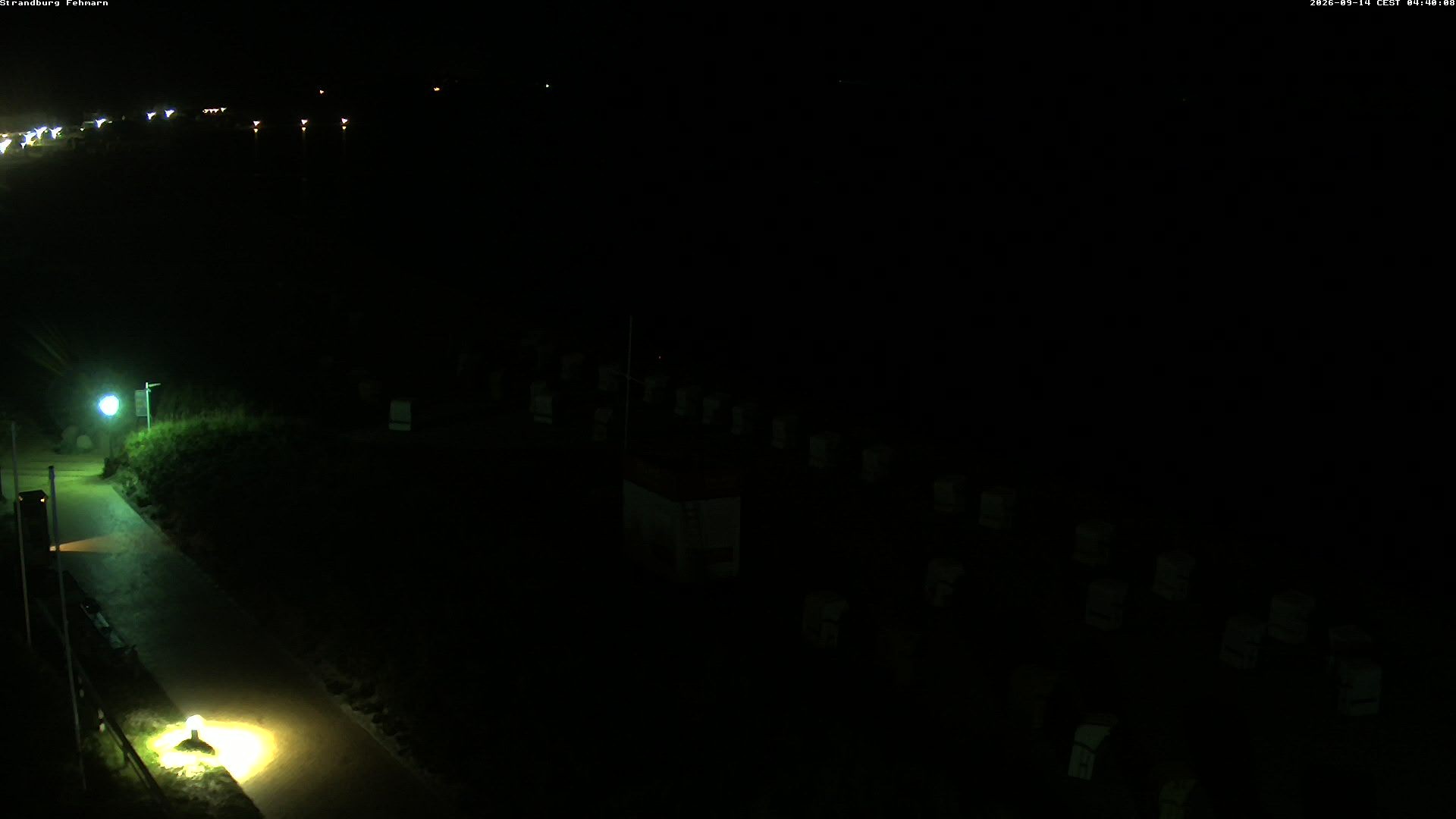 Archived image Webcam Fehmarn: Beach Burgtiefe