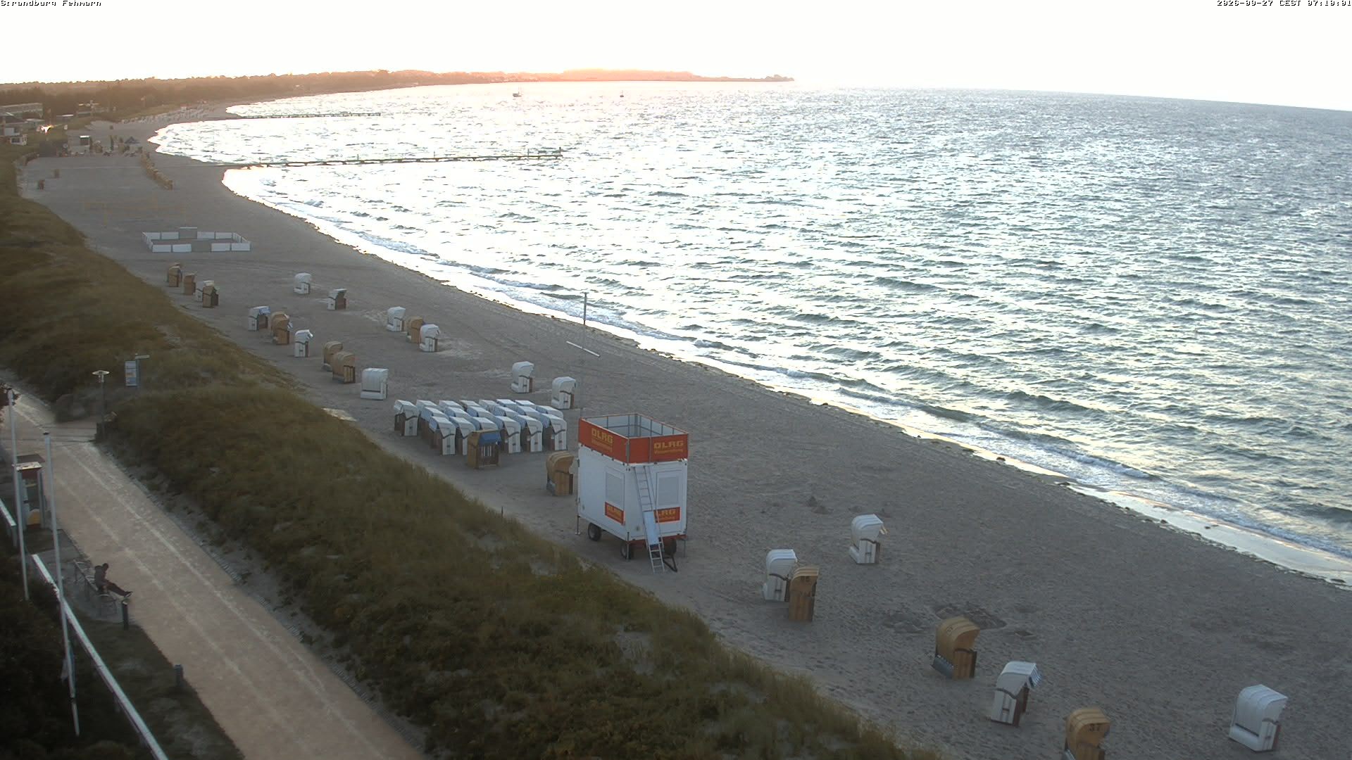 Archiv Foto Webcam Fehmarn: Burgtiefe Strand