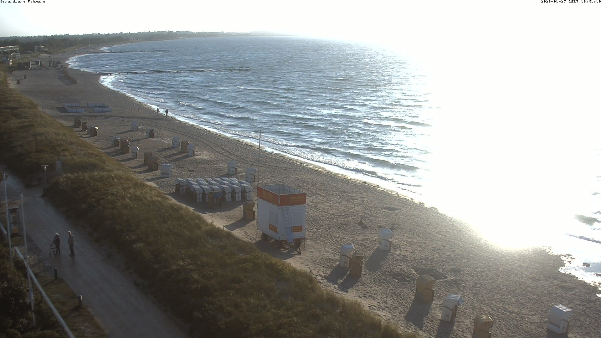 Archiv Foto Webcam Fehmarn: Burgtiefe Strand