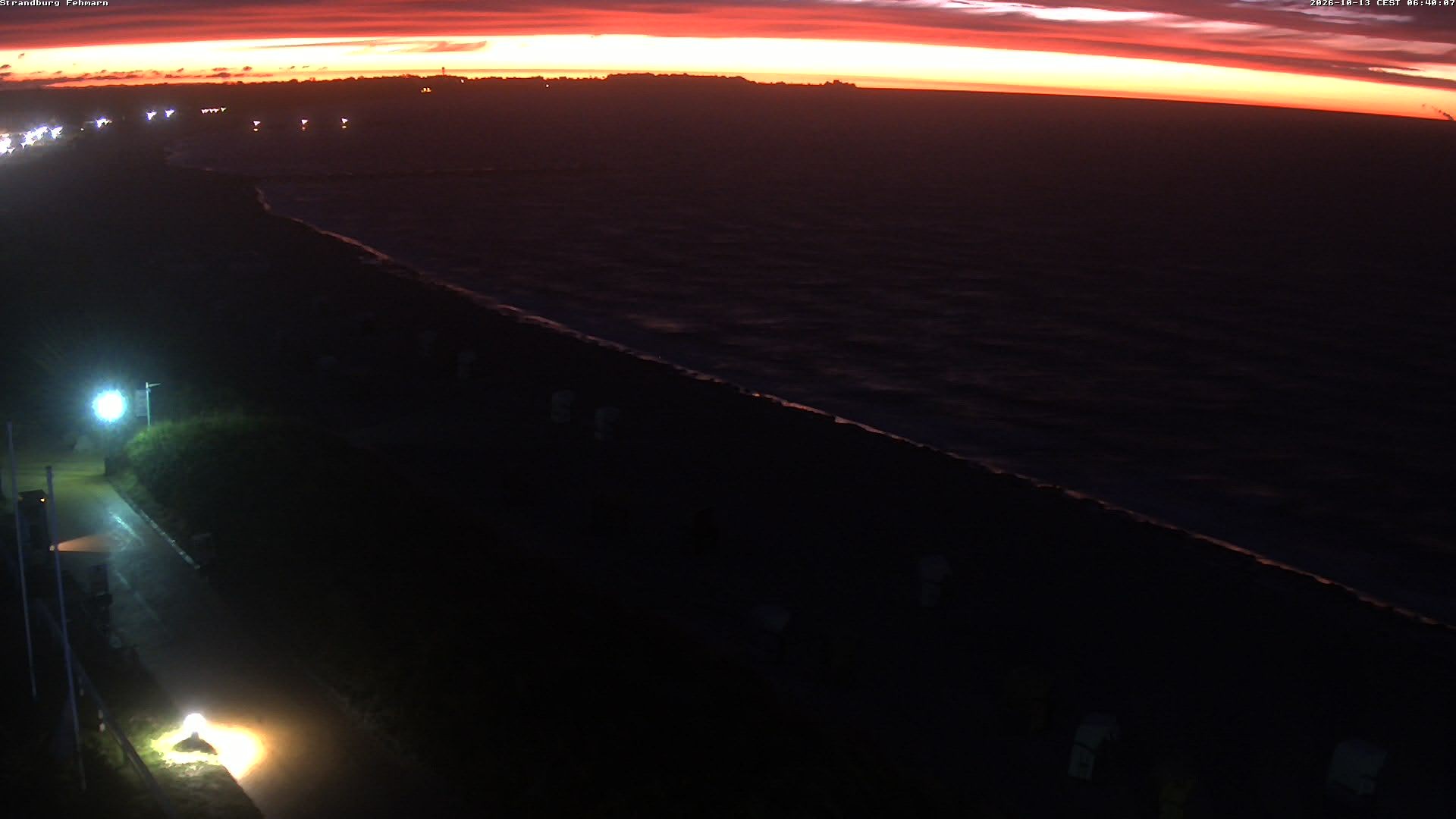Archiv Foto Webcam Fehmarn: Burgtiefe Strand