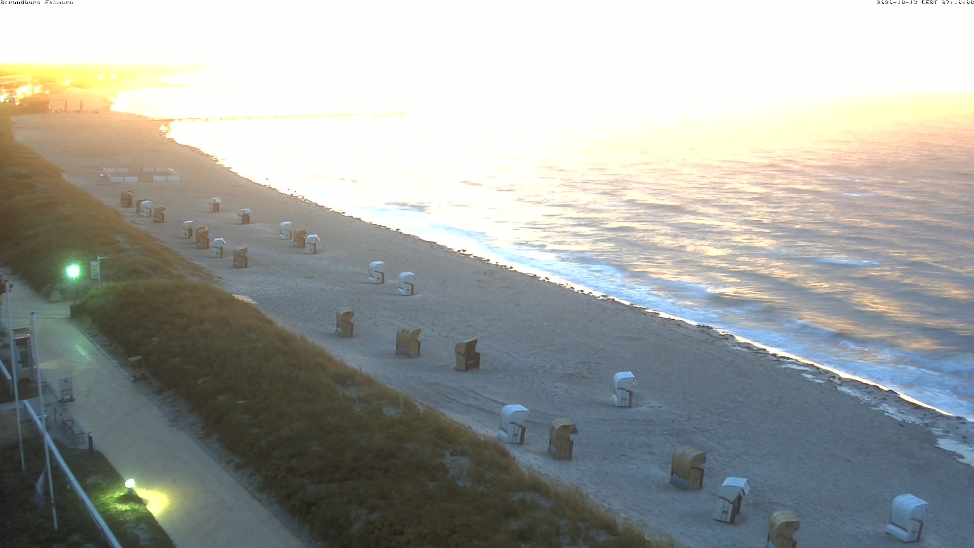 Archiv Foto Webcam Fehmarn: Burgtiefe Strand