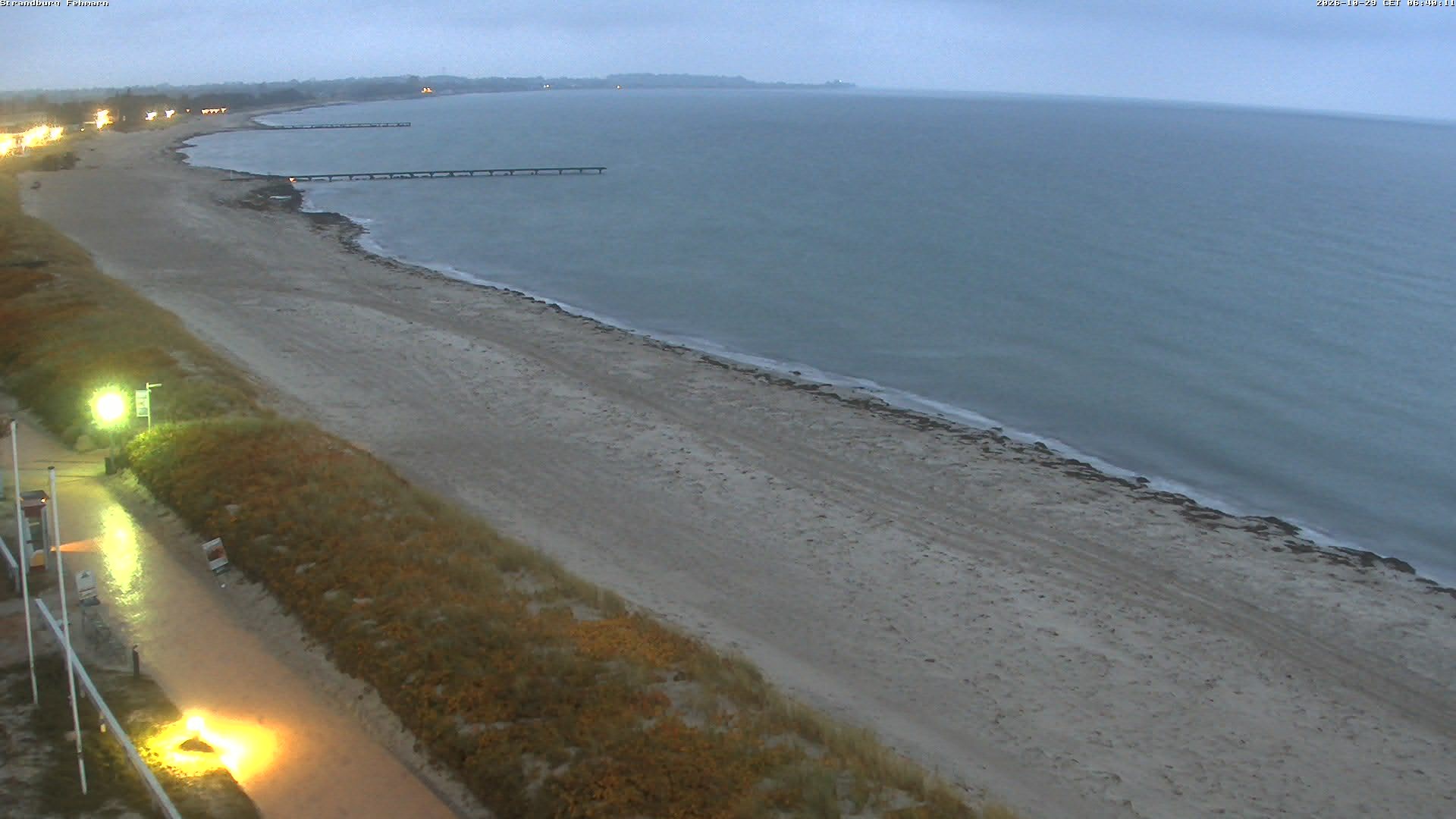 Archiv Foto Webcam Fehmarn: Burgtiefe Strand
