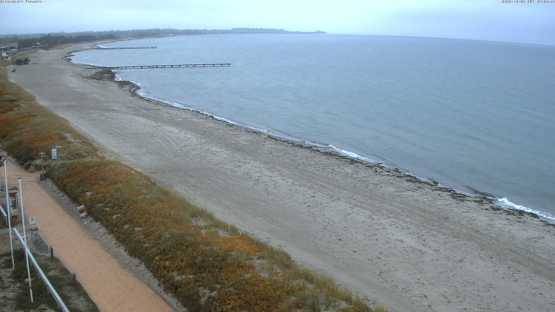 Archiv Foto Webcam Fehmarn: Burgtiefe Strand