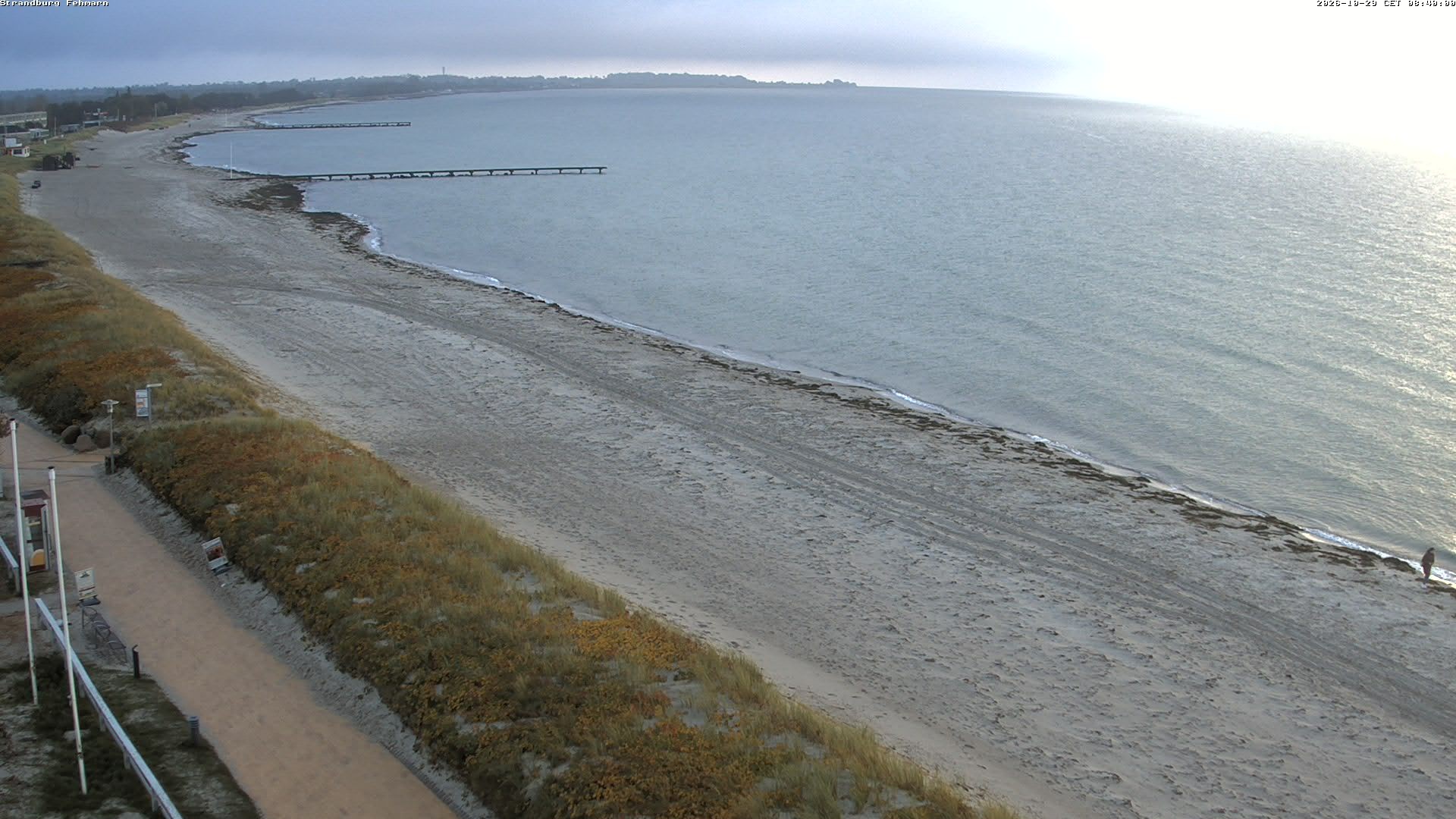Archiv Foto Webcam Fehmarn: Burgtiefe Strand
