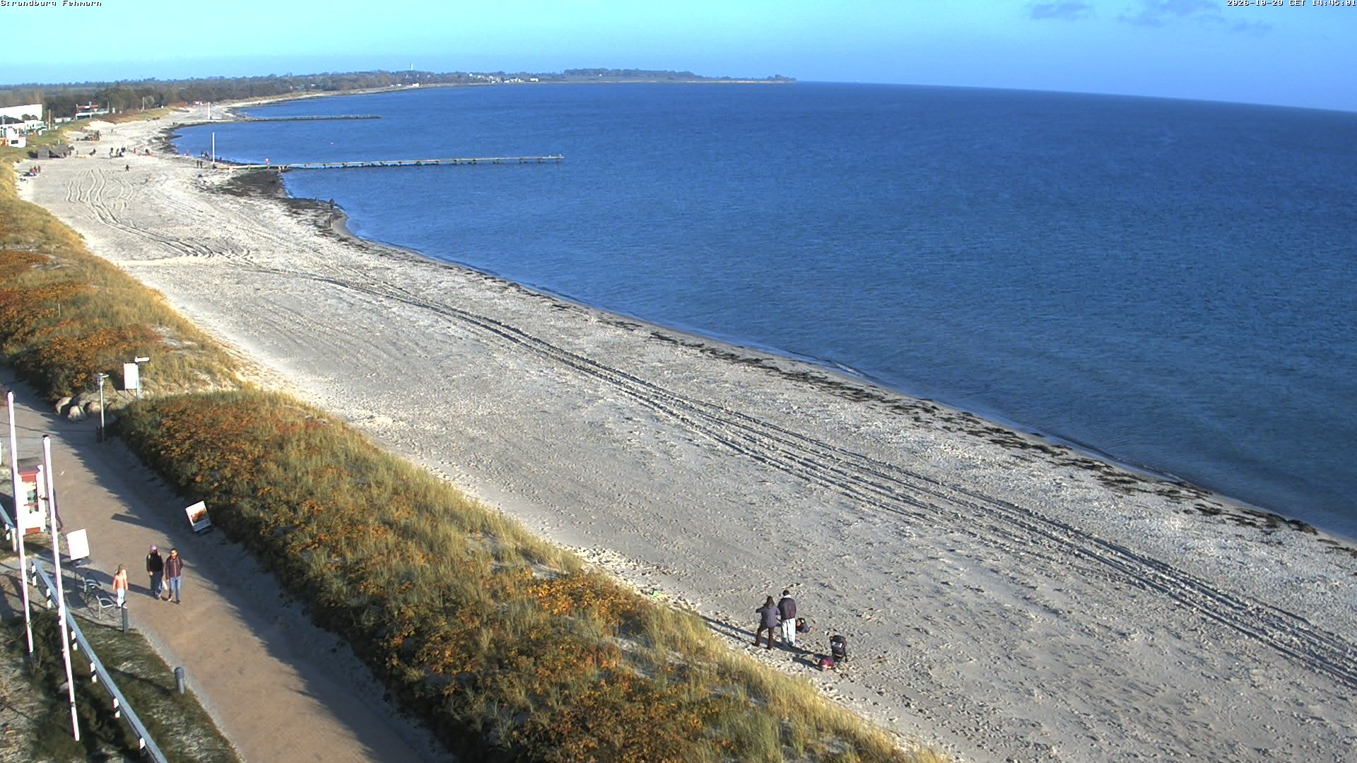 Archiv Foto Webcam Fehmarn: Burgtiefe Strand