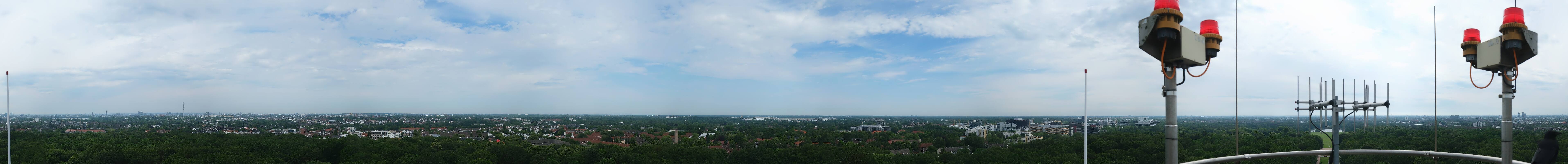 Archived image Webcam Hamburg Planetarium - Viewing Platform