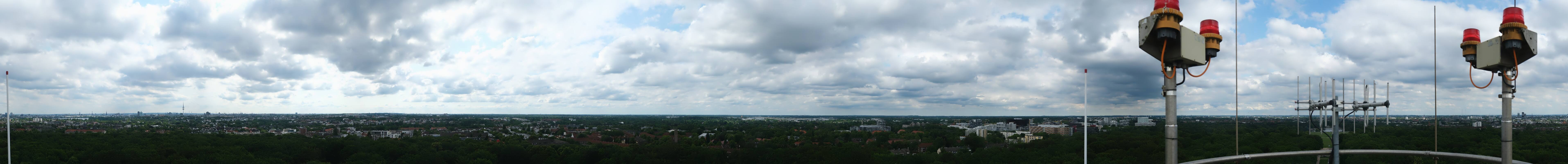 Archiv Foto Webcam Hamburg Planetarium - Aussichtsplattform