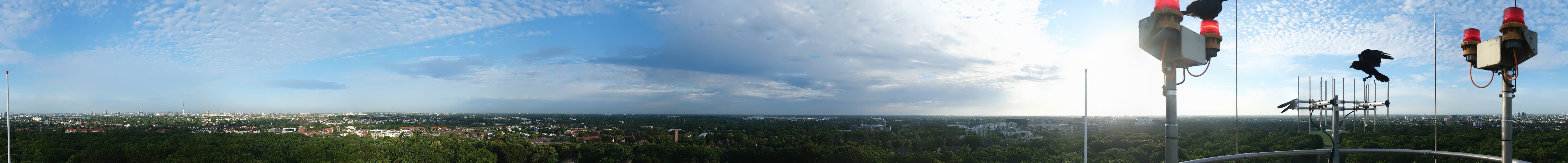 Archived image Webcam Hamburg Planetarium - Viewing Platform