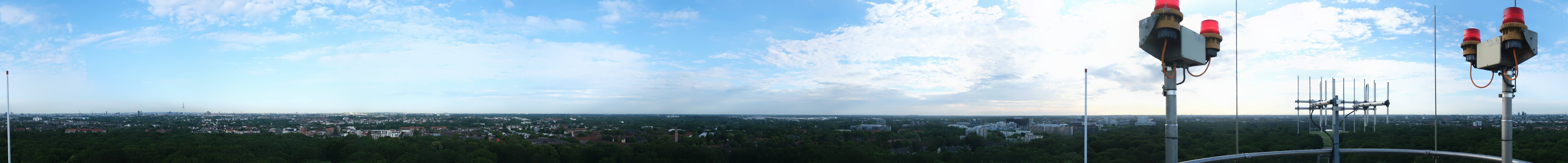 Archived image Webcam Hamburg Planetarium - Viewing Platform