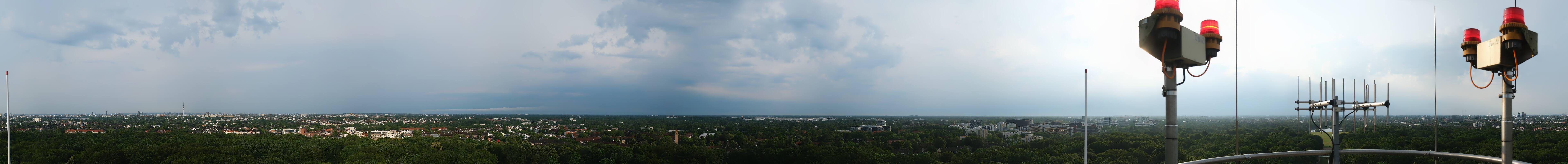 Archived image Webcam Hamburg Planetarium - Viewing Platform