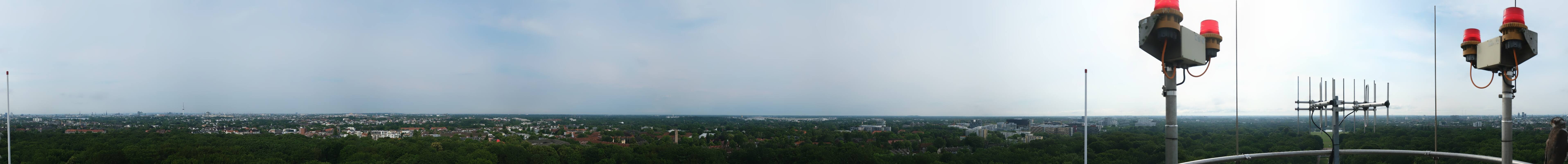 Archived image Webcam Hamburg Planetarium - Viewing Platform