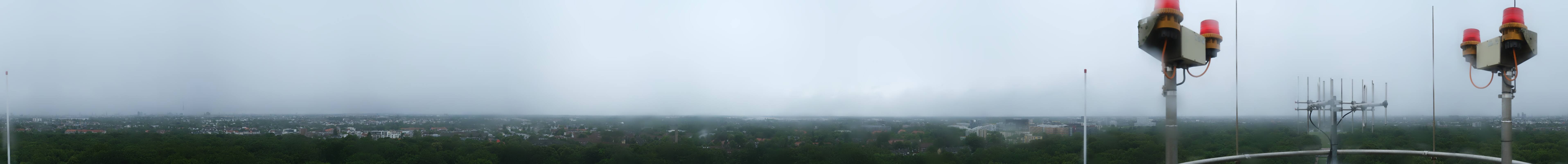 Archived image Webcam Hamburg Planetarium - Viewing Platform