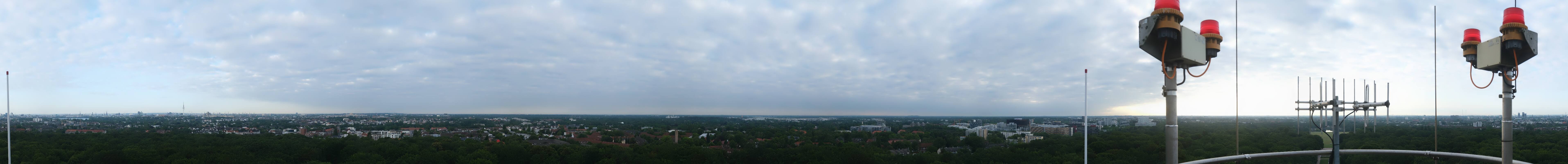 Archiv Foto Webcam Hamburg Planetarium - Aussichtsplattform