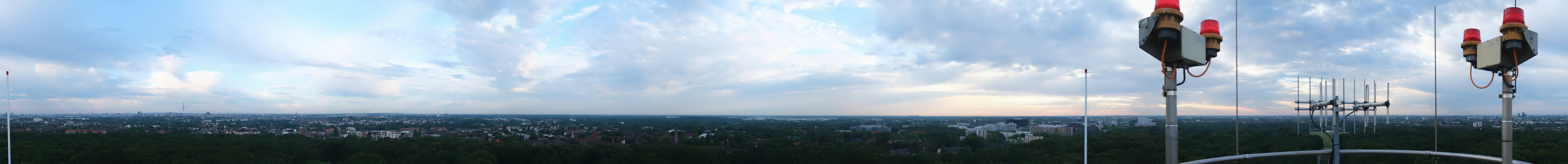 Archiv Foto Webcam Hamburg Planetarium - Aussichtsplattform