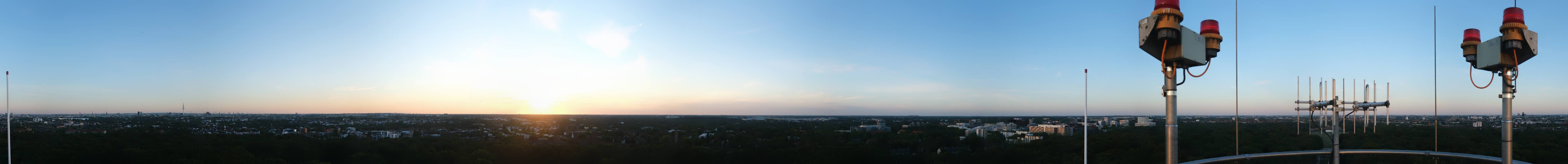 Archived image Webcam Hamburg Planetarium - Viewing Platform