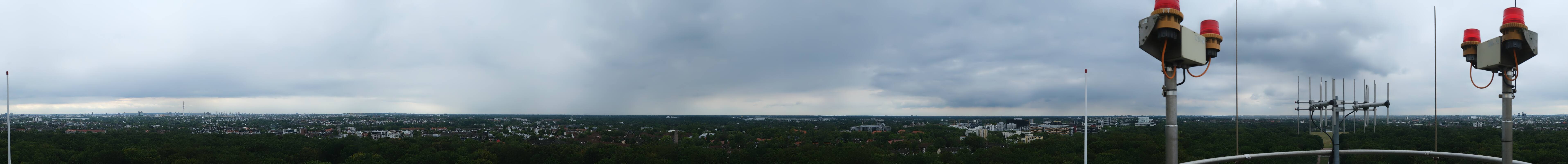 Archived image Webcam Hamburg Planetarium - Viewing Platform