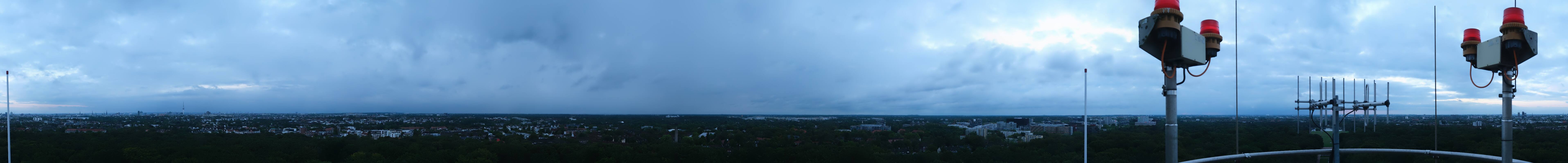 Archived image Webcam Hamburg Planetarium - Viewing Platform