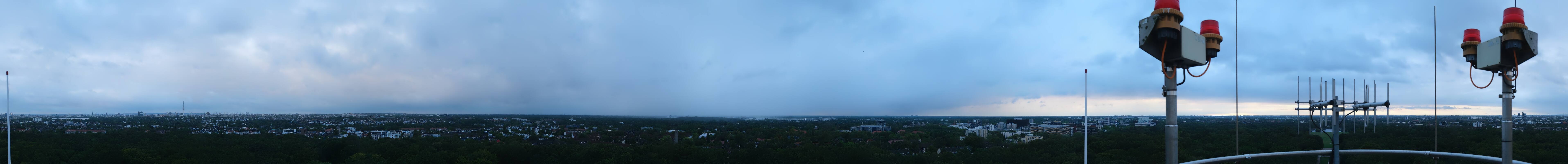 Archived image Webcam Hamburg Planetarium - Viewing Platform