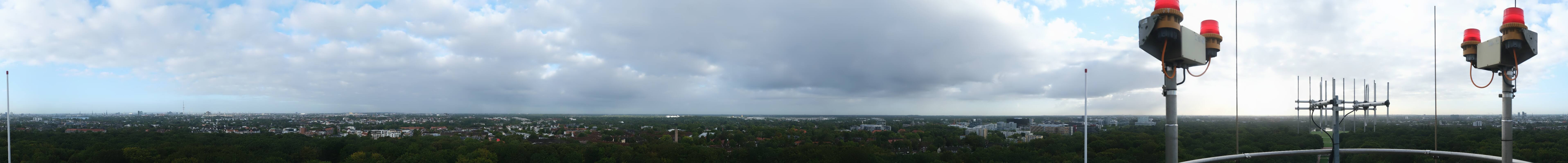 Archiv Foto Webcam Hamburg Planetarium - Aussichtsplattform