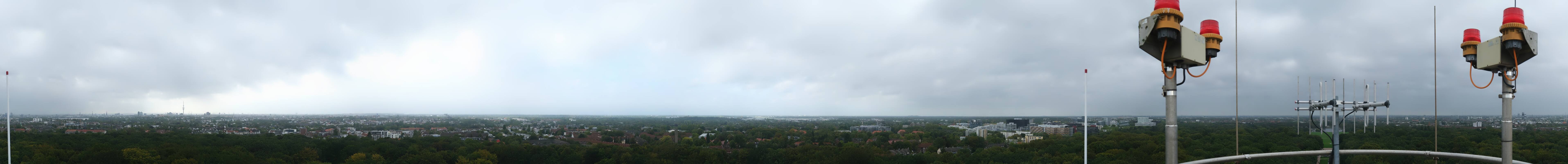 Archived image Webcam Hamburg Planetarium - Viewing Platform