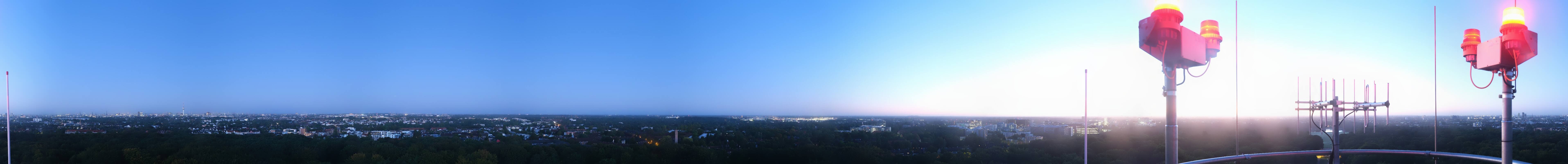 Archived image Webcam Hamburg Planetarium - Viewing Platform