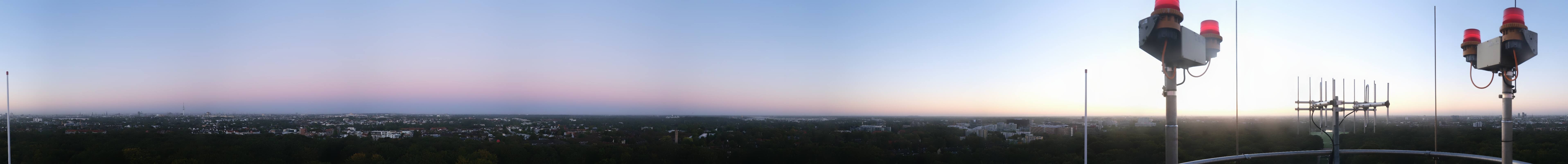 Archived image Webcam Hamburg Planetarium - Viewing Platform