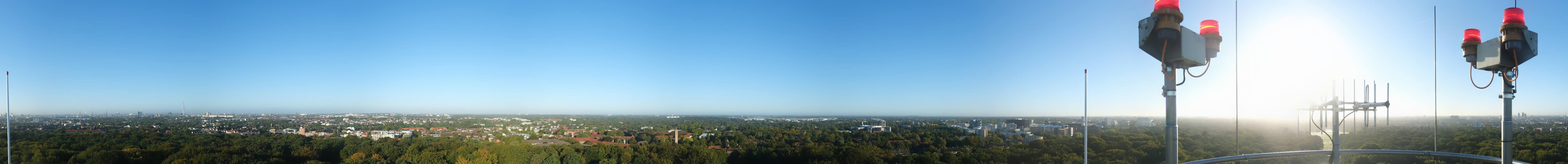 Archived image Webcam Hamburg Planetarium - Viewing Platform