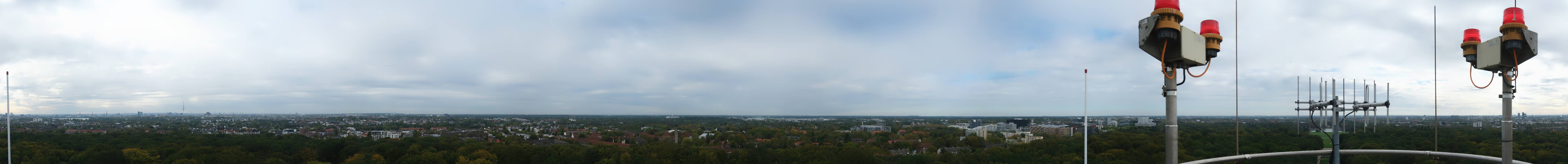 Archiv Foto Webcam Hamburg Planetarium - Aussichtsplattform