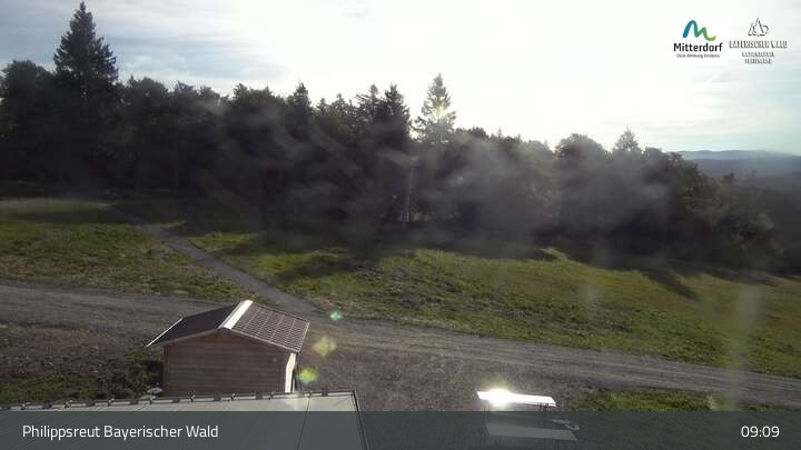 Archiv Foto Webcam Mitterdorf: Panoramablick Almberg mit Flyline