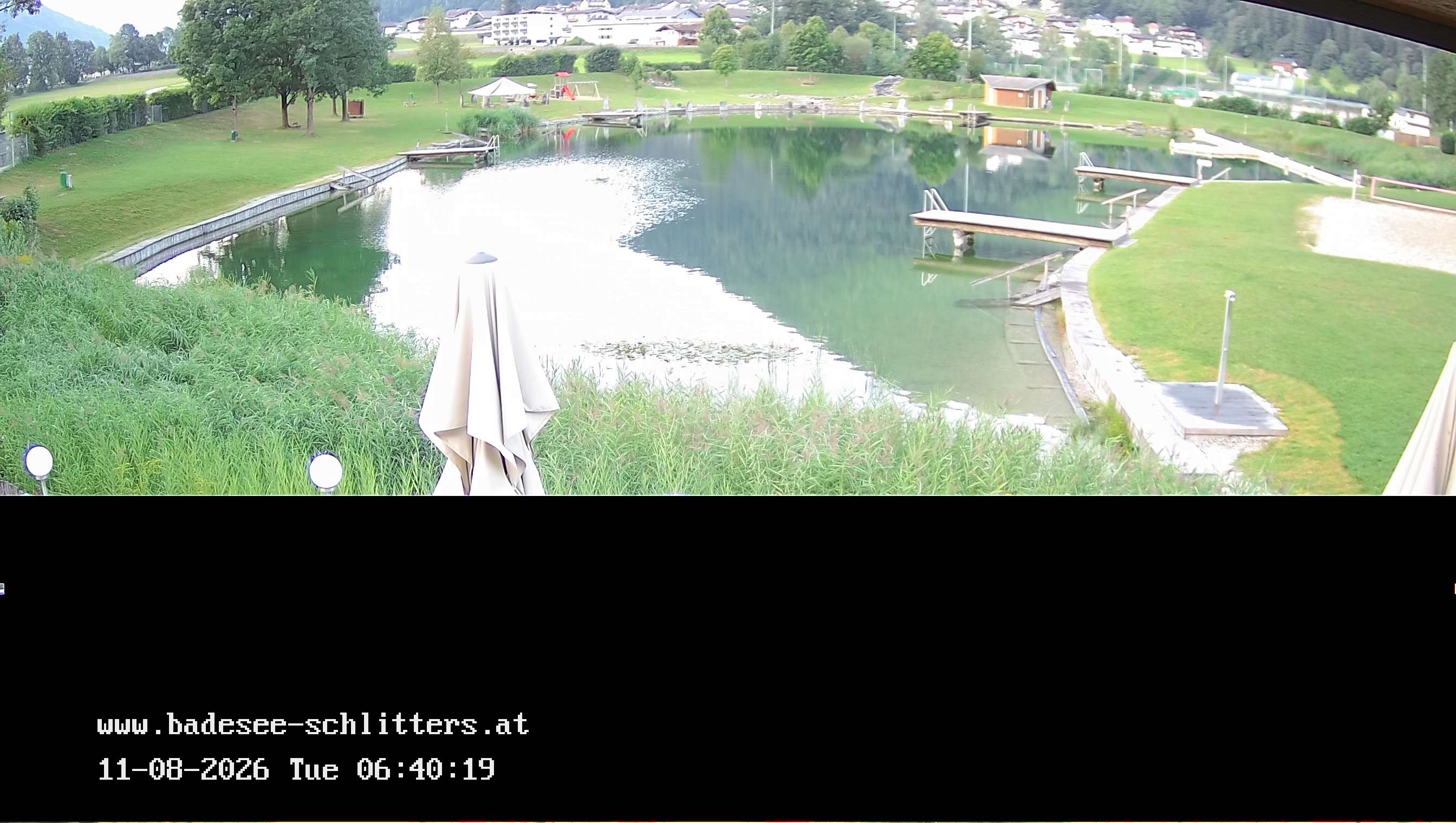 Archiv Foto Webcam Badesee Schlitters