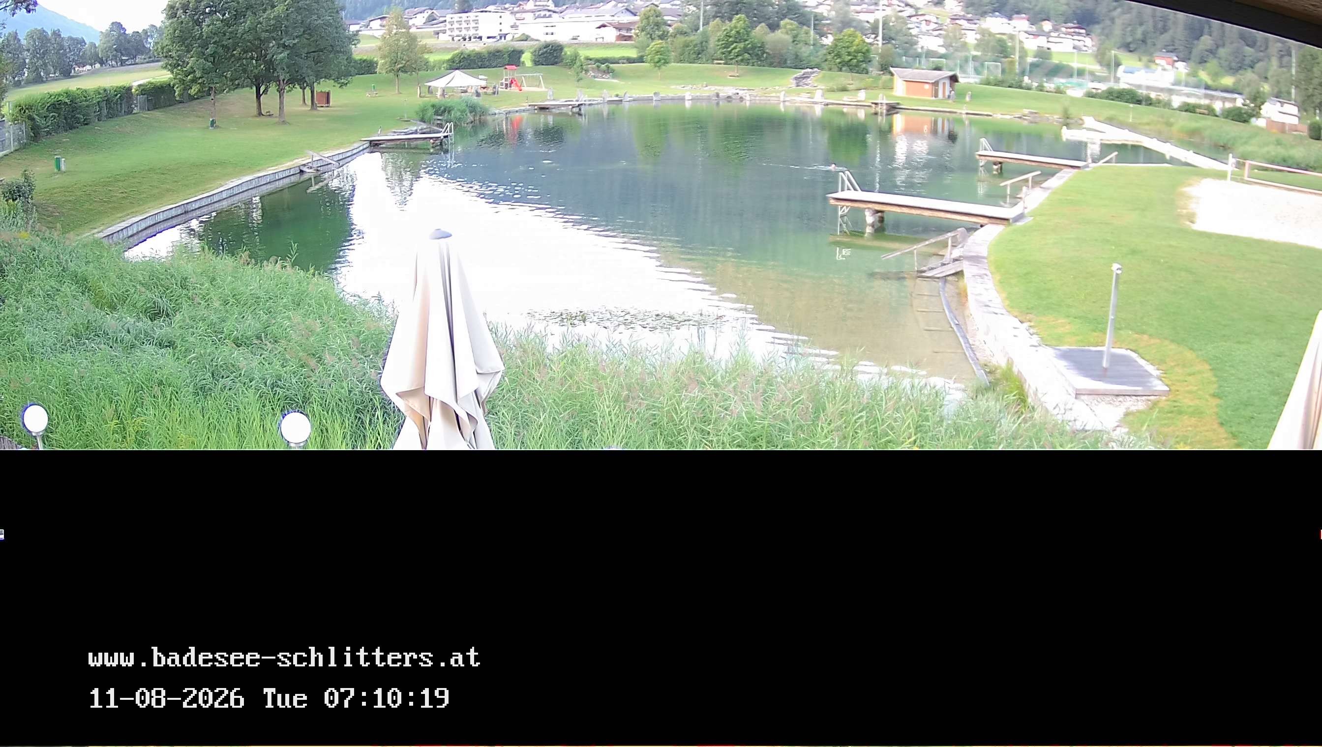 Archiv Foto Webcam Badesee Schlitters