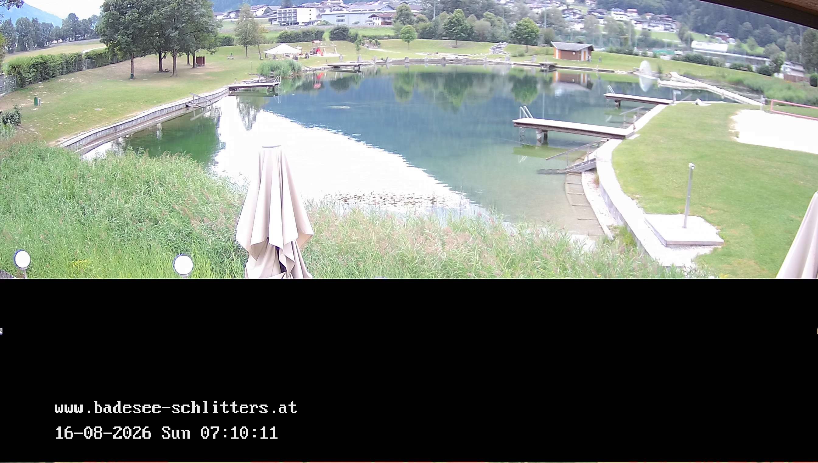 Archiv Foto Webcam Badesee Schlitters