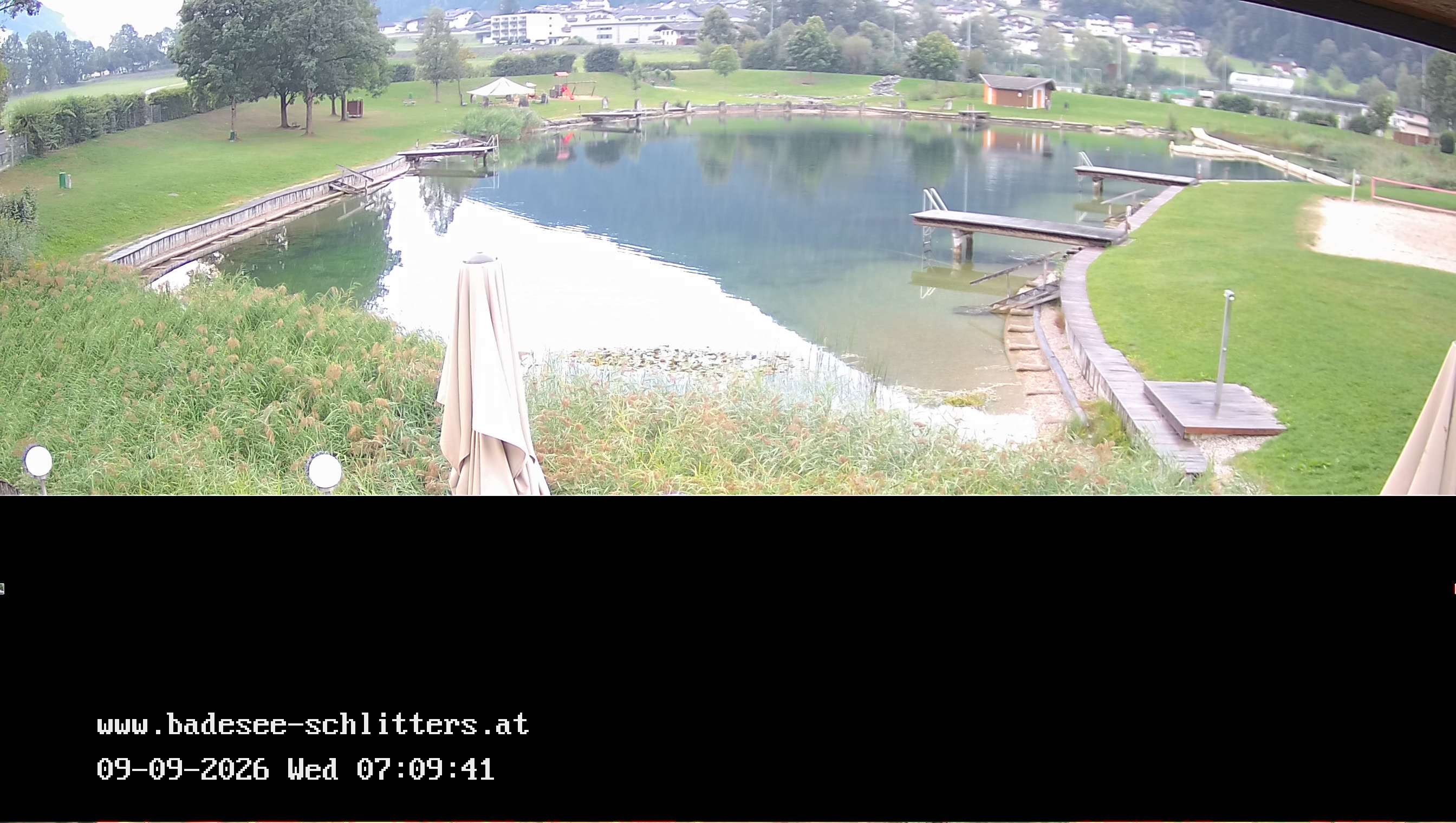 Archiv Foto Webcam Badesee Schlitters