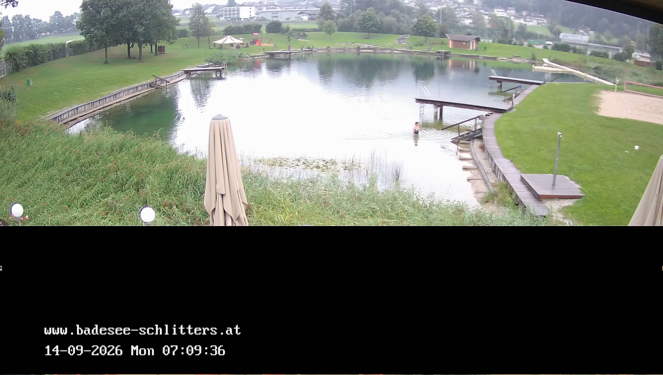 Archiv Foto Webcam Badesee Schlitters