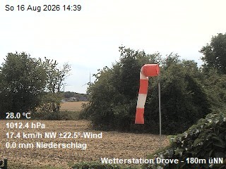 Archiv Foto Webcam Wetterstation Drove in der Eifel