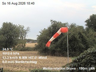 Archiv Foto Webcam Wetterstation Drove in der Eifel