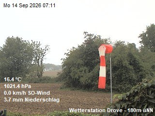 Archiv Foto Webcam Wetterstation Drove in der Eifel