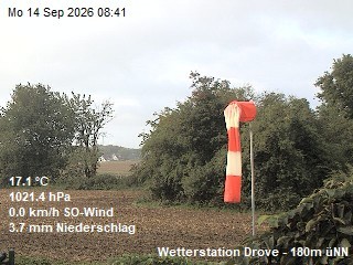 Archiv Foto Webcam Wetterstation Drove in der Eifel