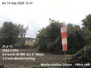 Archiv Foto Webcam Wetterstation Drove in der Eifel