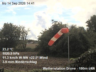 Archiv Foto Webcam Wetterstation Drove in der Eifel