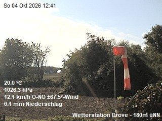 Archiv Foto Webcam Wetterstation Drove in der Eifel