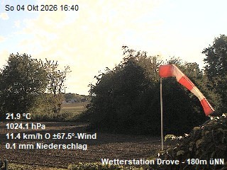 Archiv Foto Webcam Wetterstation Drove in der Eifel