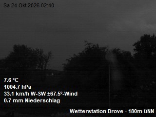 Archiv Foto Webcam Wetterstation Drove in der Eifel