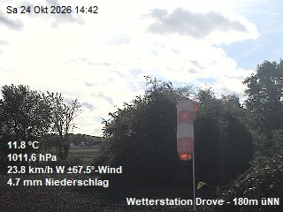 Archiv Foto Webcam Wetterstation Drove in der Eifel