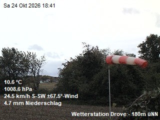 Archiv Foto Webcam Wetterstation Drove in der Eifel